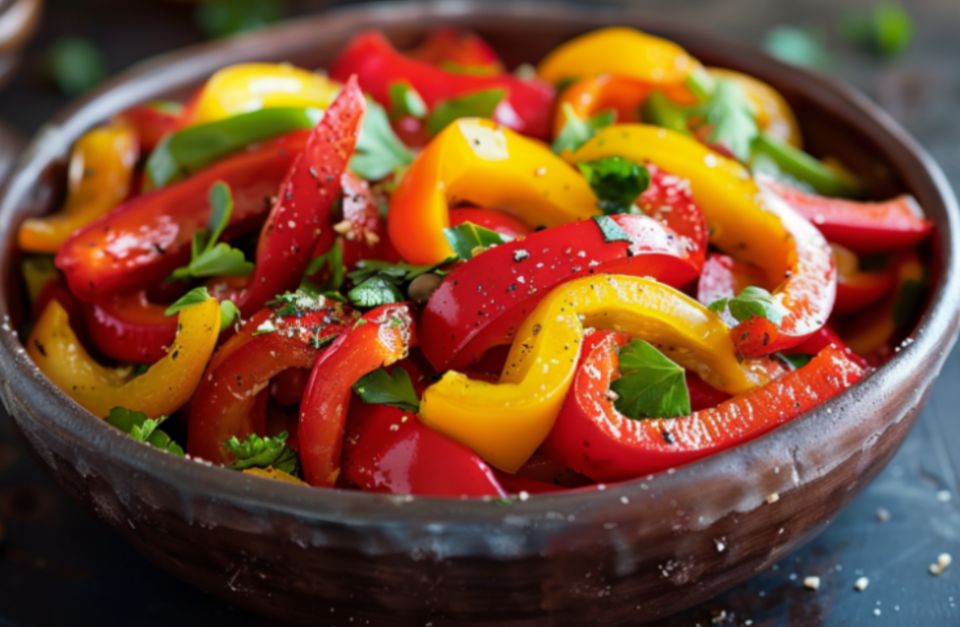 Яркость грузинской кухни: как быстро замариновать болгарский перец