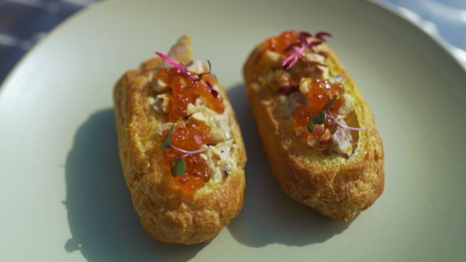 Неповторимые эклеры с рапаном и грибами