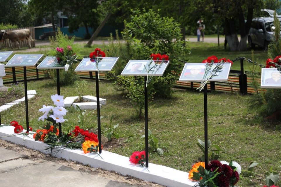В селе Нагибово появилась Аллея памяти