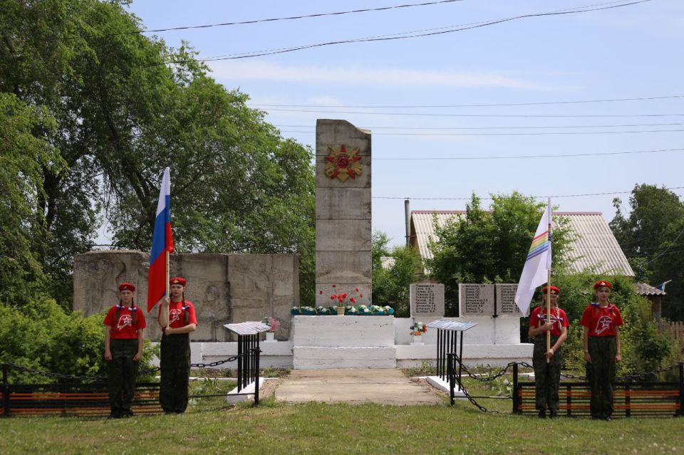 В селе Нагибово появилась Аллея памяти