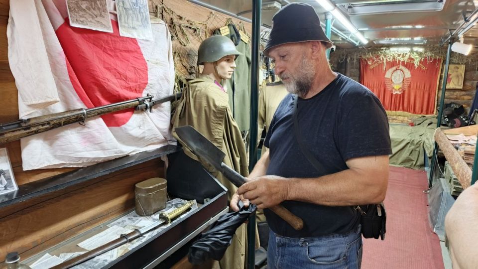 Передвижной музей Победы сделал остановку в Биробиджане