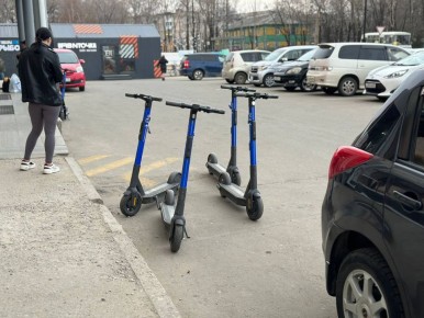 С улиц Биробиджана пропадут самокаты
