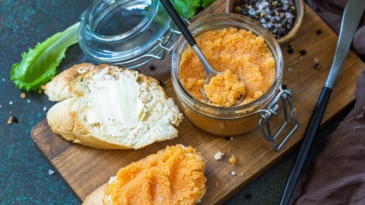 Эту намазку не стыдно подать на праздник: на вкус не хуже икры