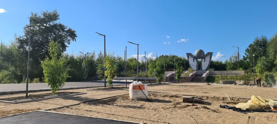 Благоустройство набережной в Биробиджане идёт по графику — в рамках контракта и с участием мэрии