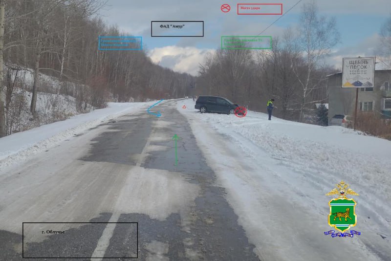 В ЕАО водитель не справился с управлением и выехал на встречную полосу В ЕАО водитель не справился с управлением и выехал на встречную полосу