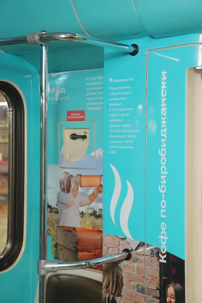 Пассажиры московского метро узнают про ЕАО через фирменный поезд Пассажиры московского метро узнают про ЕАО через фирменный поезд