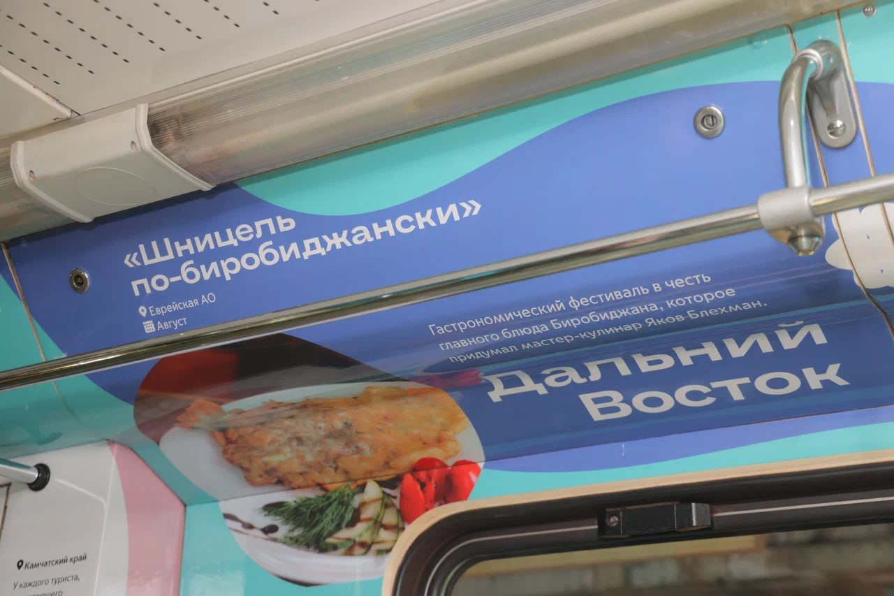 Пассажиры московского метро узнают про ЕАО через фирменный поезд Пассажиры московского метро узнают про ЕАО через фирменный поезд