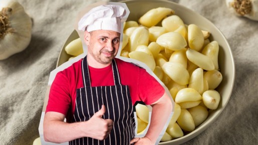 Как быстро почистить чеснок без ножа: три хитрости от шеф-поваров