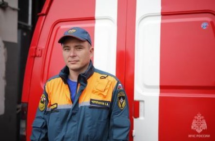 Доброго утра от водителя пожарной автоцистерны Сергея Черепанова