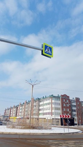 Новые дорожные знаки устанавливают в Биробиджане