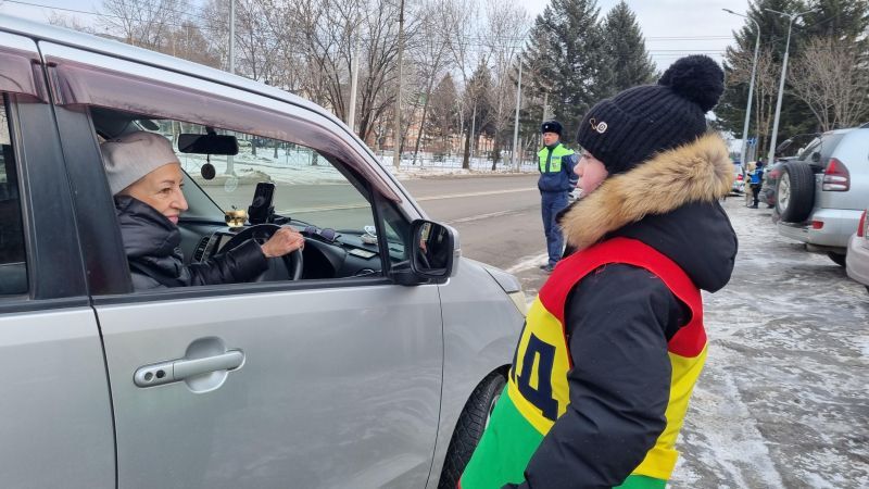 В День памяти жертв дорожно-транспортных происшествий ЮИД и автоинспекторы ЕАО провели профилактическую акцию «Помнить. Поддерживать. Действовать»