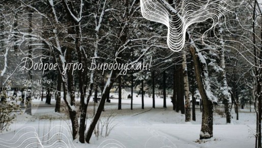 Шалом, Биробиджан!. Сегодня в России отмечают день рождения главного зимнего волшебника — Деда Мороза! И природа нашего города создала для этого праздника идеальные условия