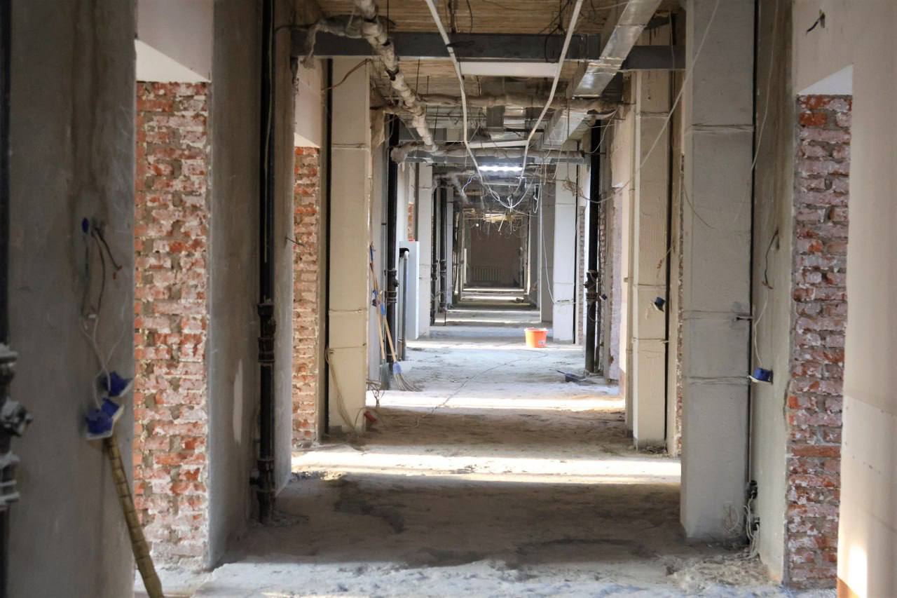 Продолжается капитальный ремонт в областной больнице Биробиджана Продолжается капитальный ремонт в областной больнице Биробиджана