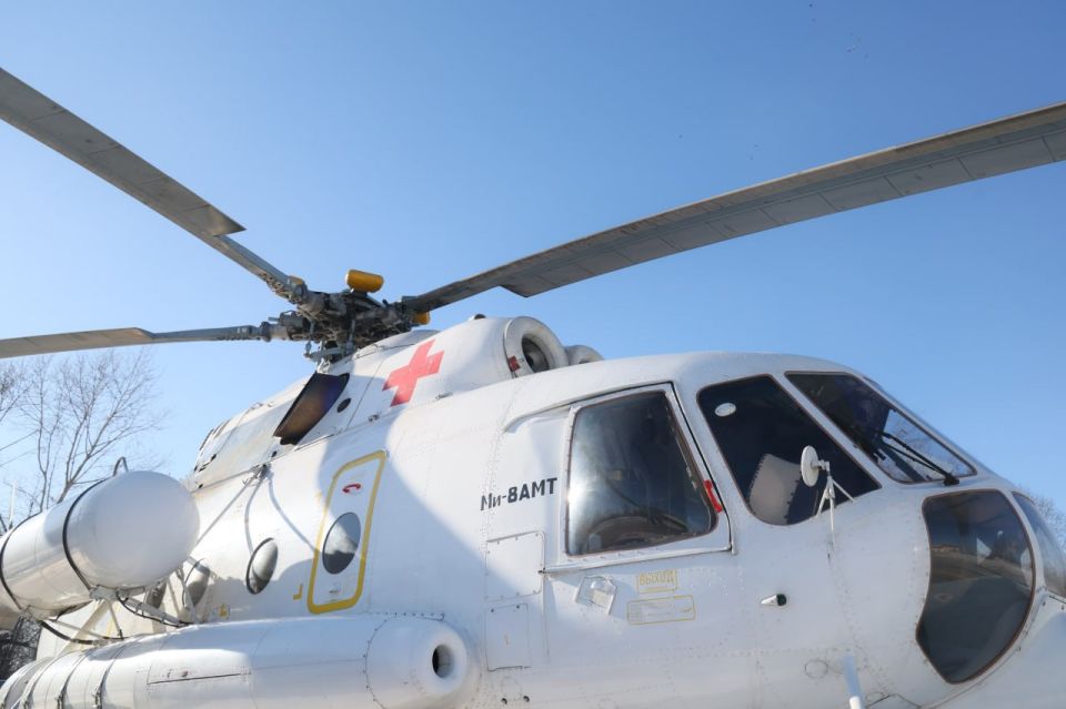 В Биробиджане открыли первую в ЕАО вертолетную площадку для санитарной авиации