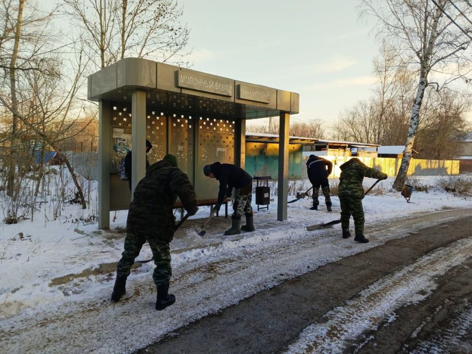 В областном центре коммунальные службы наводят порядок на улицах Биробиджана