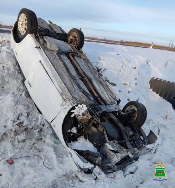 Не справился с управлением и вылетел в кювет водитель в ЕАО