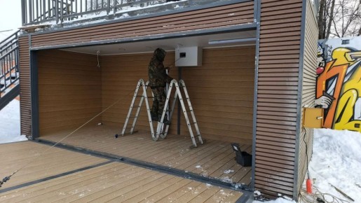 В Биробиджане контролируют ход работ по благоустройству набережной