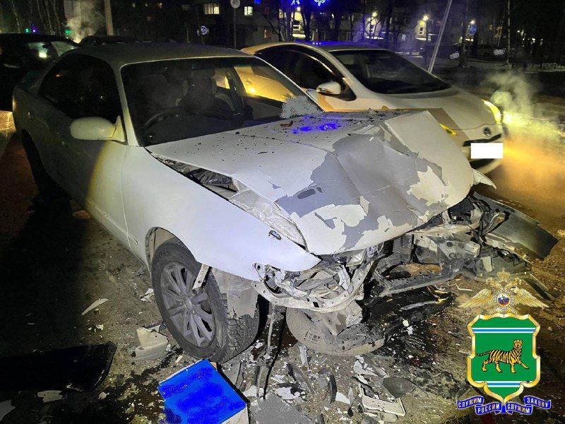 ДТП с участием четырех машин произошло в Биробиджане