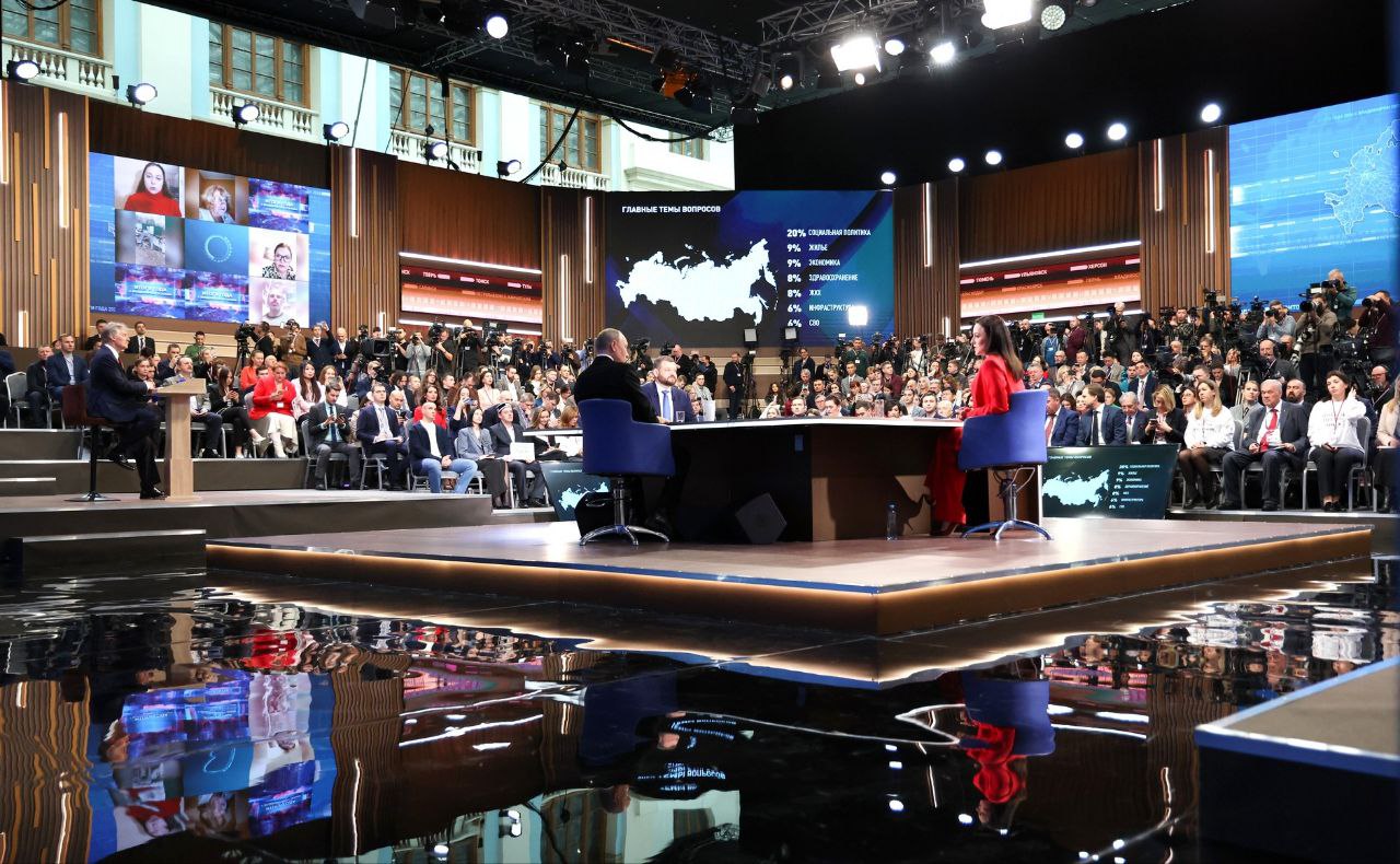 Итоги года в прямом эфире: прямая линия Президента РФ Владимира Путина пройдёт 19 декабря Итоги года в прямом эфире: прямая линия Президента РФ Владимира Путина пройдёт 19 декабря