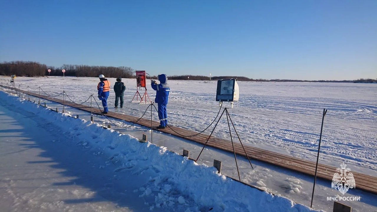 Ледовая переправа через р. Тунгуску открылась в ЕАО Ледовая переправа через р. Тунгуску открылась в ЕАО