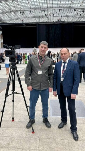 Команда РИА Биробиджан работает на большой пресс-конференции Владимира Путина (0+)