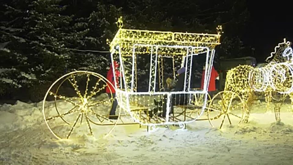 В Биробиджане засияла главная елка региона ЕАО