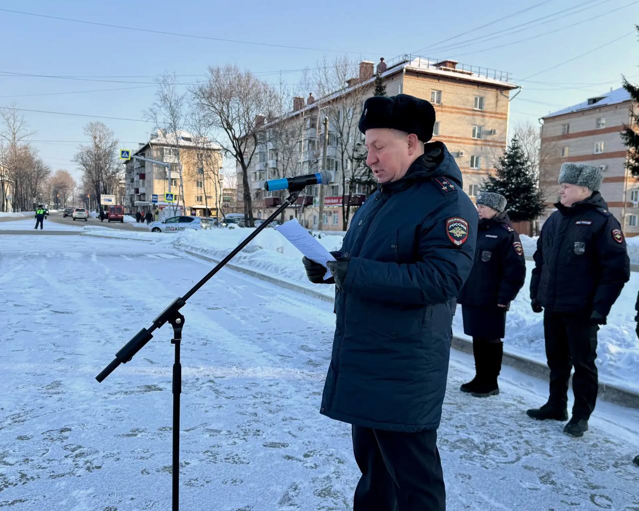 В Биробиджане прошел гарнизонный развод В Биробиджане прошел гарнизонный развод