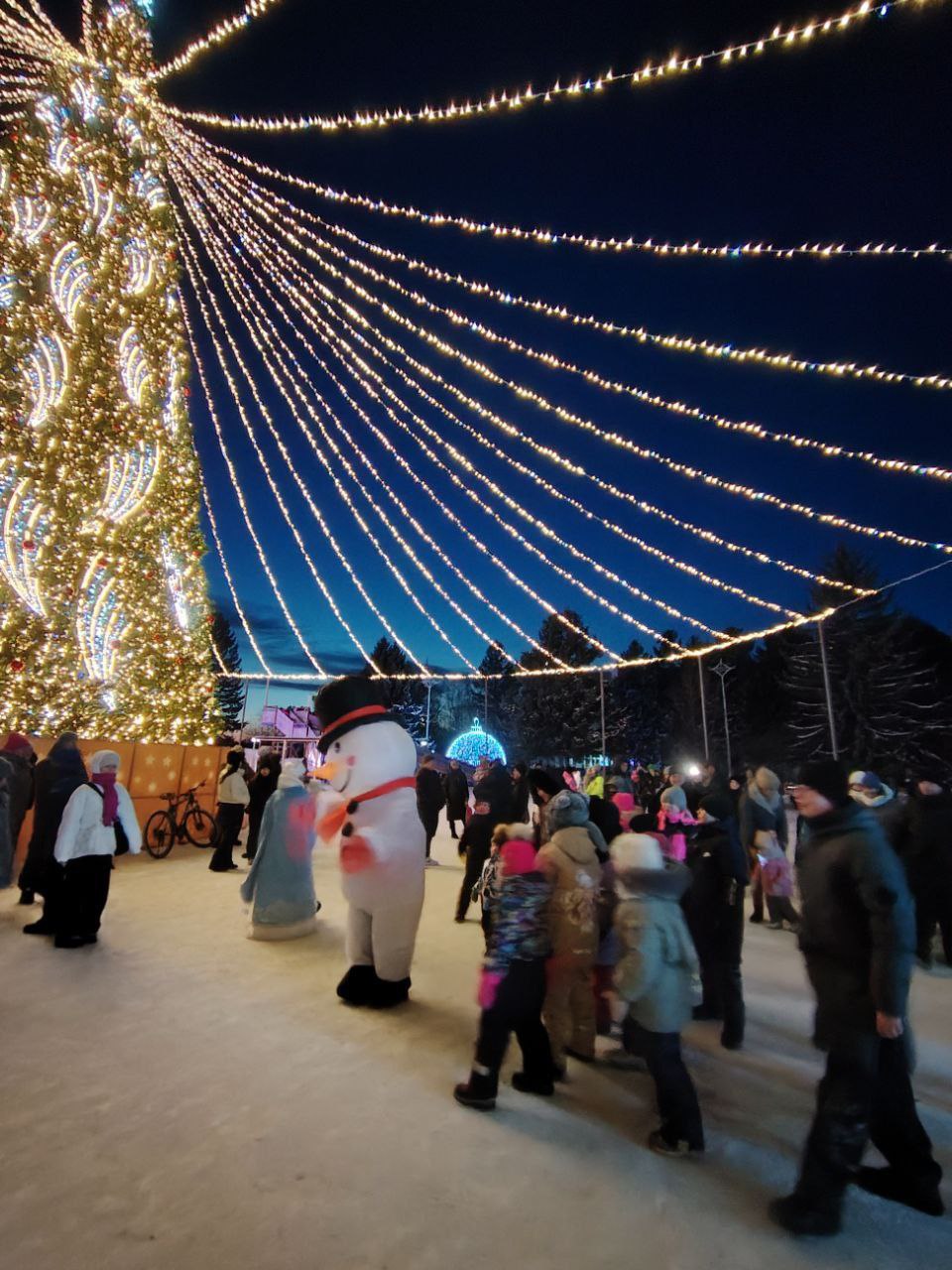 Новогодние гуляния на площади им. Ленина Новогодние гуляния на площади им. Ленина