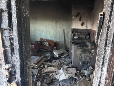 Едва не остался без крова. Пожар произошел в Облучье ЕАО