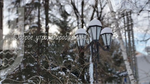 Шалом, Биробиджан!. Сегодня ночью зима проверяла нас на прочность — столбик термометра опускался до -35°C