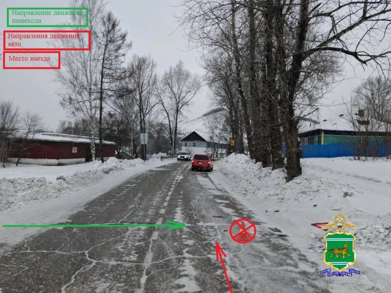 В Облучье водитель совершил наезд на пешехода