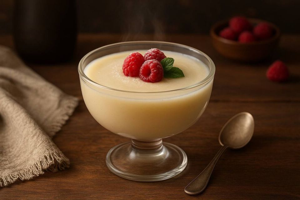 Нежный сливочный кисель для уютного вечера