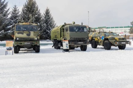 Выставку военной техники развернули в Биробиджане