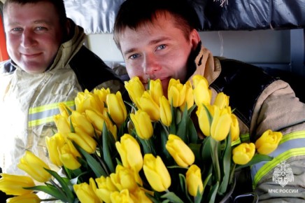 Биробиджанские пожарные желают тебе доброго утра и отличного настроения!