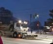 Расчистка города от снега шла всю ночь