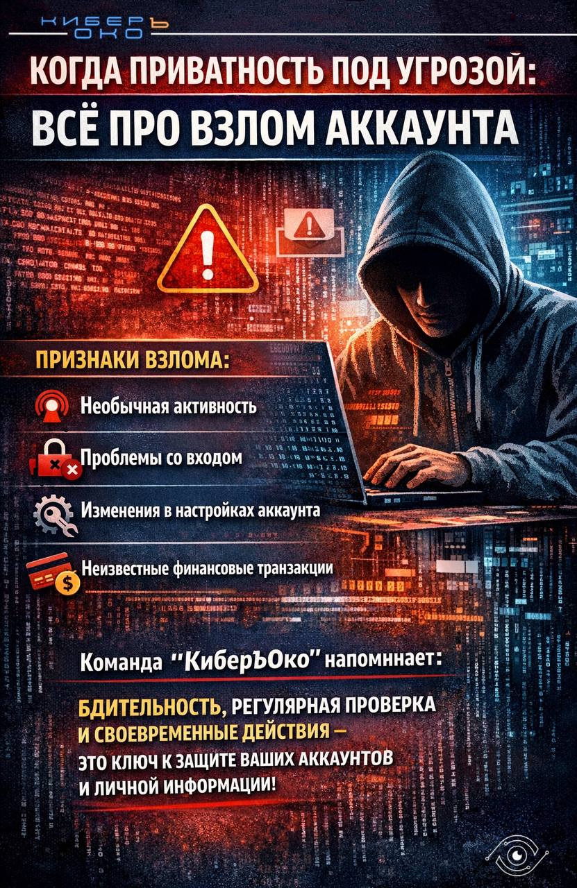 КОГДА ПРИВАТНОСТЬ ПОД УГРОЗОЙ: ВСЁ ПРО ВЗЛОМ АККАУНТА
