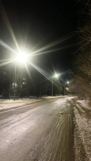 Продолжают обновлять уличное освещение в Биробиджане