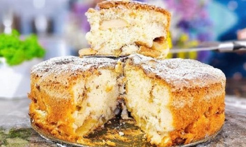 Шифоновая шарлотка с яблоками: легкость, которая вдохновляет на повторение