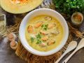 Суп с тыквой и мидиями: сочетание вкуса и аромата