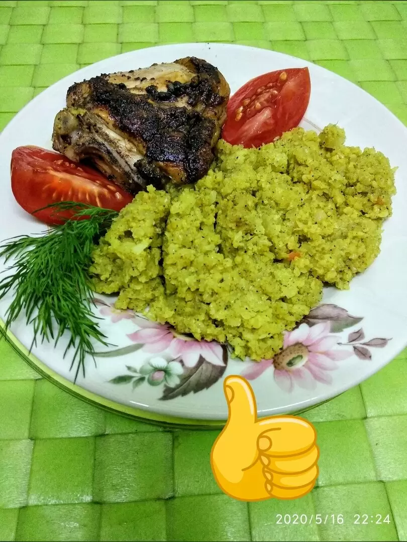 Нежный рис из цветной капусты: идеальный гарнир для любого блюда