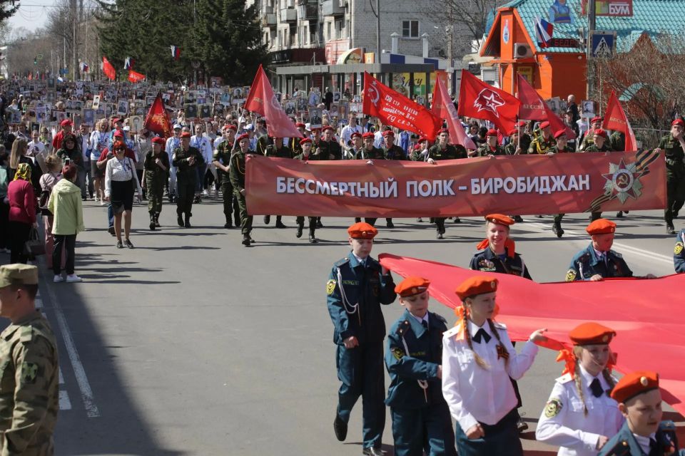 При соблюдении повышенных мер безопасности пройдёт шествие «Бессмертного полка» в Биробиджане