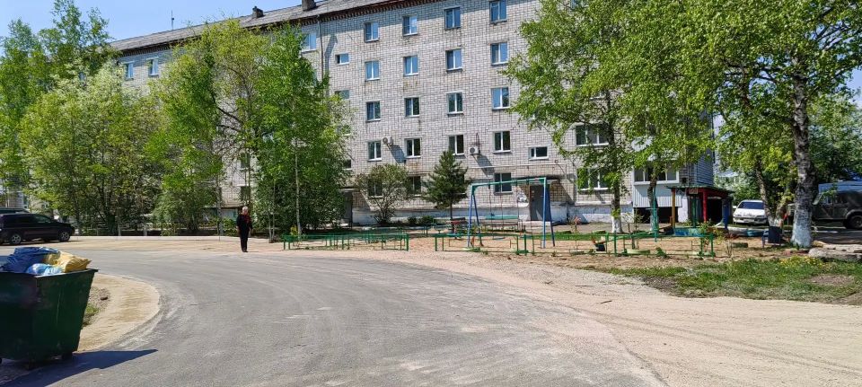 Междворовые проезды ремонтируют на ул. Советской в Биробиджане Междворовые проезды ремонтируют на ул. Советской в Биробиджане