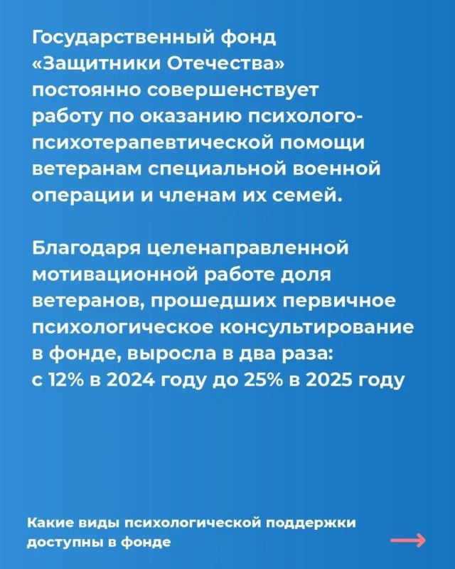 Психологическую поддержку продолжают получать ветераны СВО и их семьи Психологическую поддержку продолжают получать ветераны СВО и их семьи