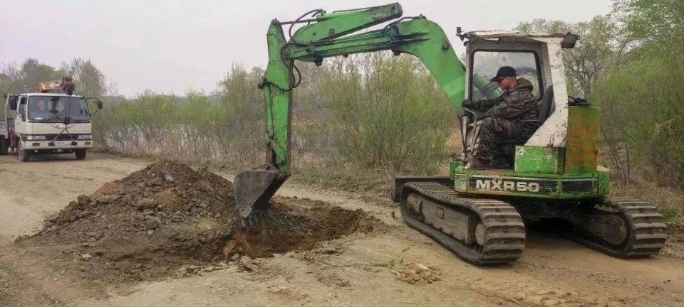 Восстановлена водопропускная труба на подъезде к селу Октябрьское ЕАО Восстановлена водопропускная труба на подъезде к селу Октябрьское ЕАО