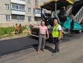Председатель Городской Думы Биробиджана проинспектировал ход дорожных работ в микрорайоне Сопка
