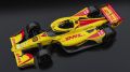 Палоу добавляет ярких оттенков желтого в ливрею IndyCar 2026 года