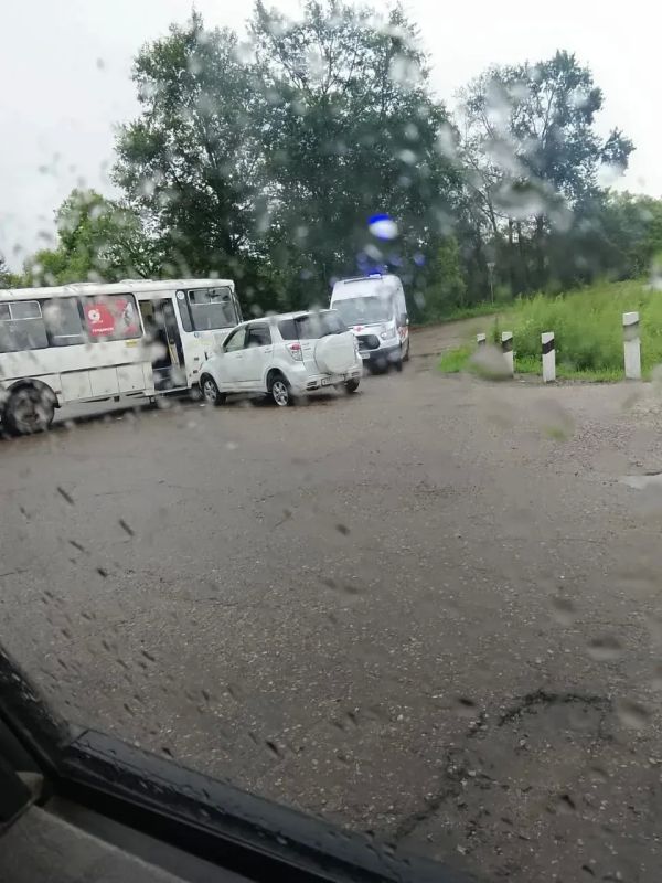 ДТП на ж/д переезде по ул. Трансформаторная в Биробиджане