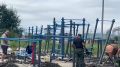 В посёлке Известковый ЕАО достраивают новую спортплощадку