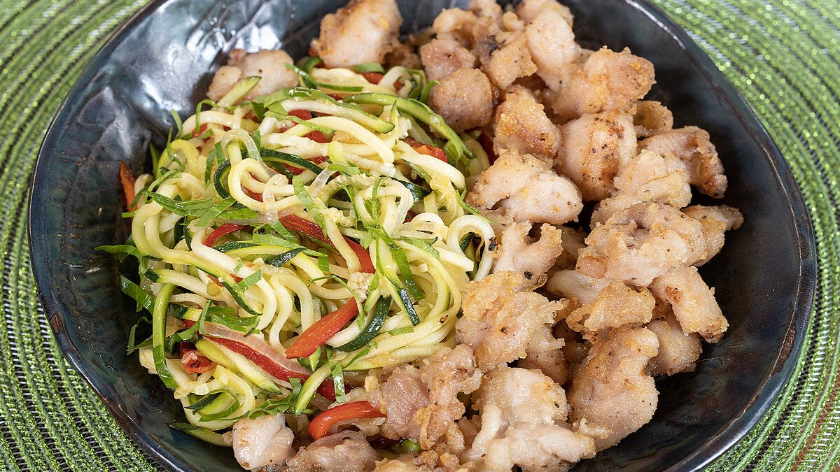 Необычный и вкусный рецепт кабачков с курочкой