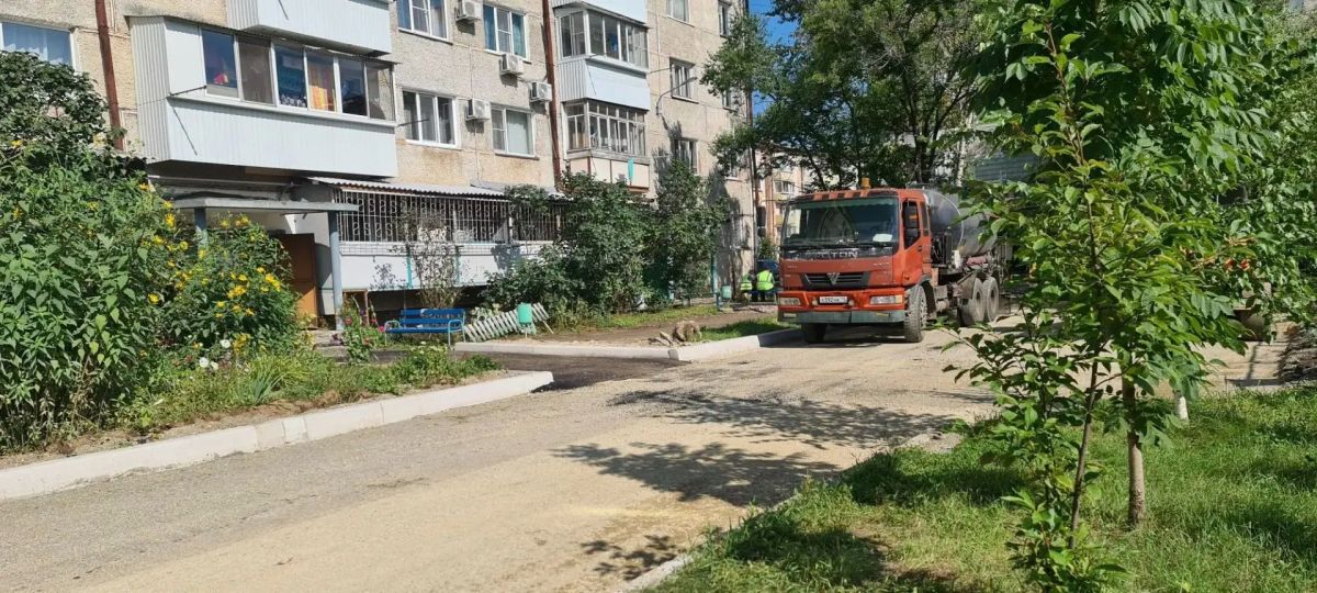 Продолжаем ремонт междворовых проездов Продолжаем ремонт междворовых проездов